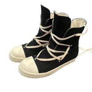 Rick Owens Porterville DRKSHDW Hexa High 'Black Milk' Size 11